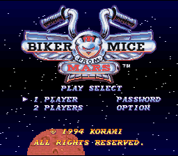 Biker Mice from Mars screenshot 3 for Super Nintendo